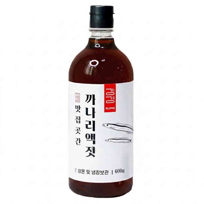 강경 국산 까나리액젓 원액, 600g, 1개