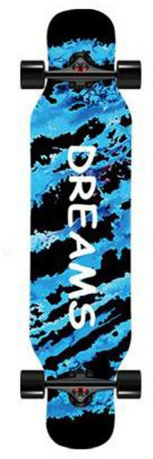 락미 댄싱 초보자용 입문용 롱보드 스케이트보드 107CM(42), K11, 1개