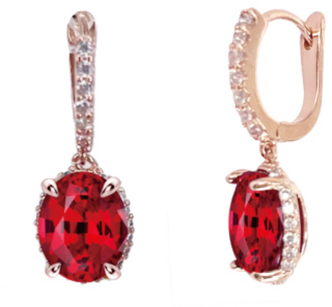 [혜성 주얼리] 루이즈 블러드 루비 귀걸이
