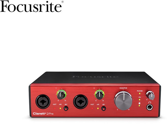 Focusrite Clarett 2Pre USB 錄音介面, 詳見包裝