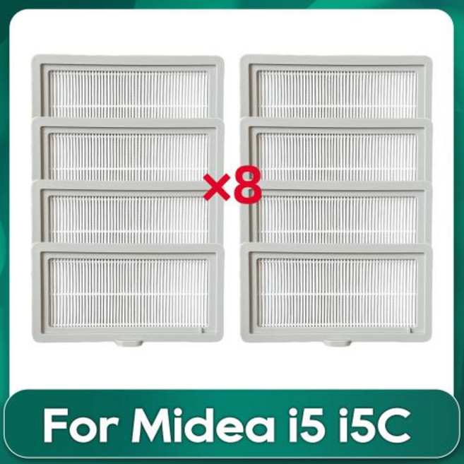 로봇 진공 사이드 브러시 헤파 필터 천 예비 부품 액세서리 Midea i5 i5c VCR07 VCR08 MR09 와 호환, 06 라벤더