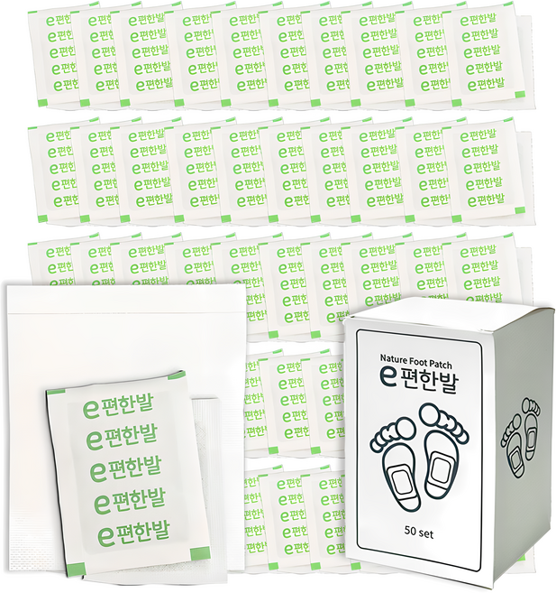 감성리빙 e편한 발바닥 패치 발패치 대용량, 50개