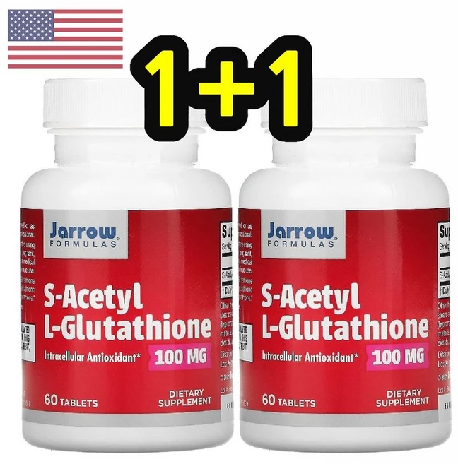자로우 S아세틸 L글루타치온 100mg 60정 2set, 2개 - 쿠팡