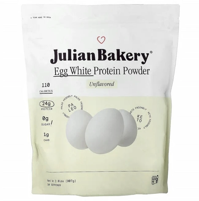 Julian Bakery 계란 흰자 단백질 분말 무맛 907g(2.01lb) Bakery (줄리안 베이커리), Julian Bakery, 계란 흰자 단백질 분말, 무, 907g, 1개 - 쿠팡