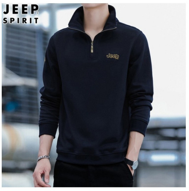 JEEP SPIRIT 지프 스피릿 반집업 맨투맨 긴팔 티셔츠 5color