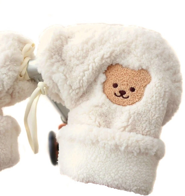 데일리쇼핑 킥보드장갑 핸드워머 방한장갑 핸들커버 마이크로 자전거 킥보드 크리스마스, 5세트