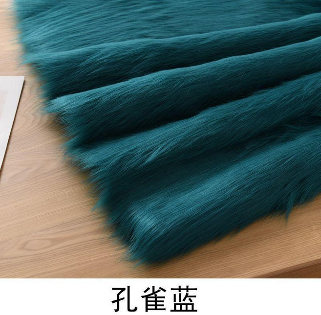 5cm 毛仿狐狸毛布料長毛絨面料地毯布仿皮草服裝獸裝獸耳 diy 毛布