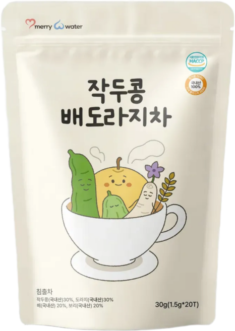 메리워터 작두콩 배도라지차, 1개, 20개입, 30g
