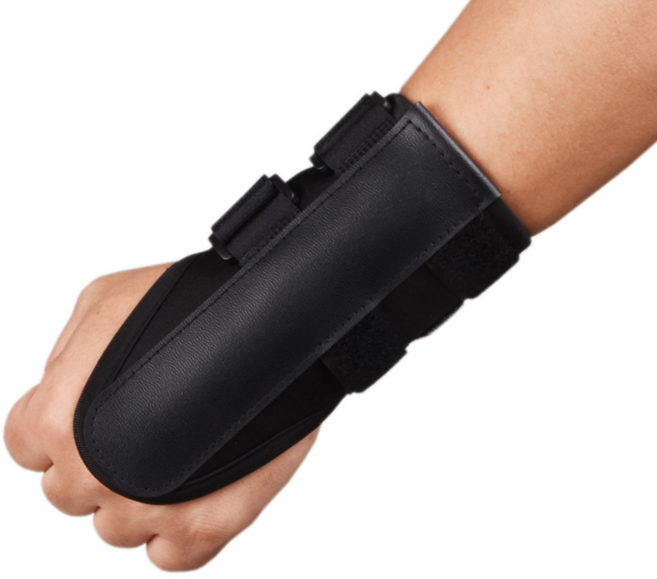 순잠 스포츠 골프 벨크로 손목 코킹 아대 2단, 블랙, 1개