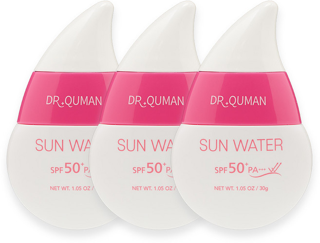 닥터큐먼 선워터, 3개, 30ml