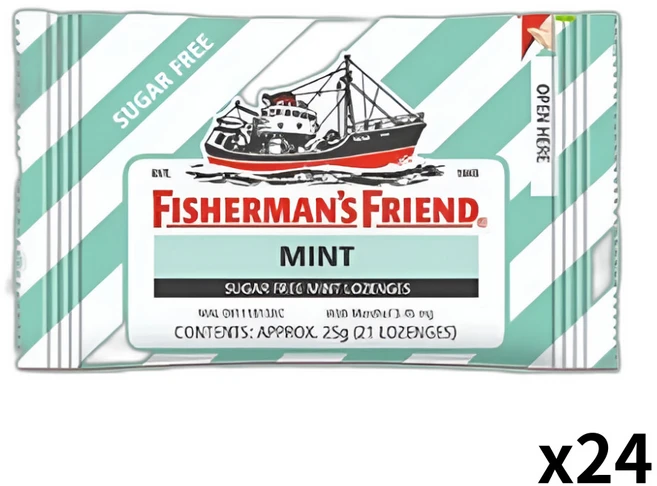 fisherman's friend 피셔맨 프렌드 13종 목캔디 사탕 candy 25g, 24개 - 쿠팡