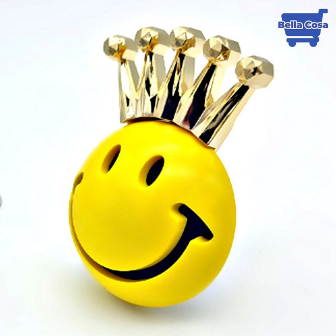 스마일 방향제 차량용 꽂는 디퓨저 웃는 에어컨 송풍구, 킹스마일 라일락, 1개