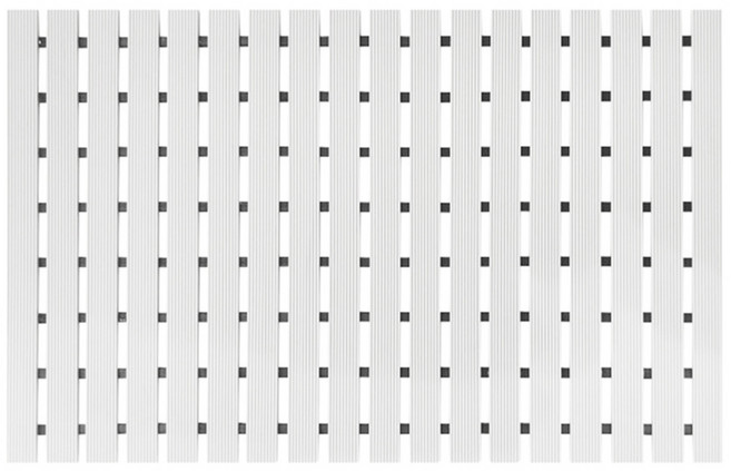 투데이리빙 프리미엄 논슬립 욕실 미끄럼방지 매트 화장실 물빠짐 대형 발매트 특대형 욕조 안전 패드 방수 배수홈 PVC 발판, 1개, 화이트