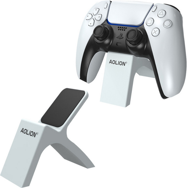 컨트롤러 패드 거치대 스탠드 PS 플스 3 4 5 XBOX 4세대 듀얼쇼크 듀얼센스 스위치 프로콘, 아오리온 화이트, 1개
