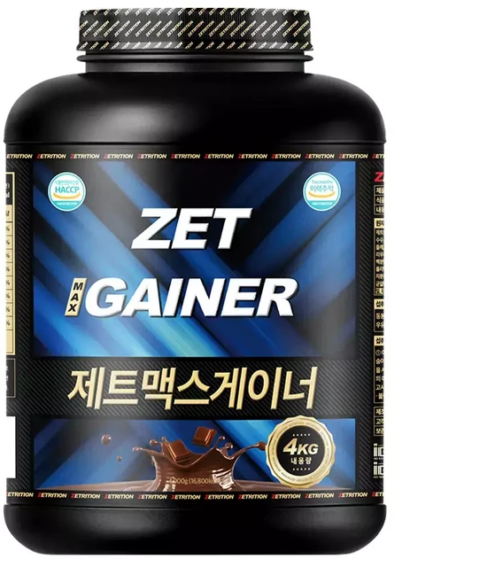 제트리션 제트맥스게이너 4kg 초코 체중증가 벌크업 살찌는 탄수화물 보충제, 1개
