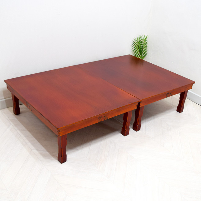 남원 향림공예 교자상 일반 900 x 750 2개 세트 8인용 10인용 접이식 밥상 제사상 손님상 집들이 잔치상, 교자상 일반 900x750 2개세트