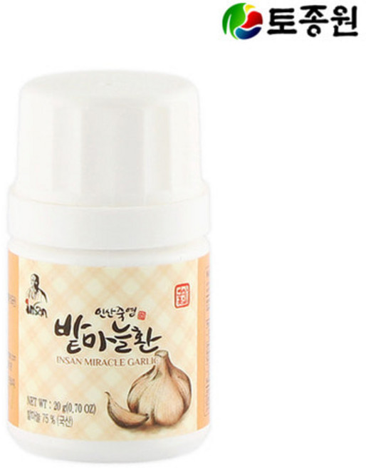 토종원 인산죽염밭마늘환 죽염종가, 20g, 1개
