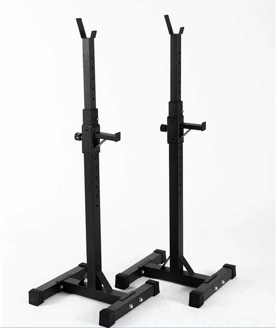 벤치 프레스 받침대 스쿼트랙 스플릿 분리형 스쿼트 거치대, 스툴, 상세페이지 참고