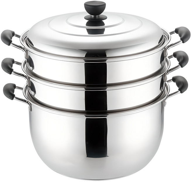 퀸센스 3단 찜솥, 40cm, 1개