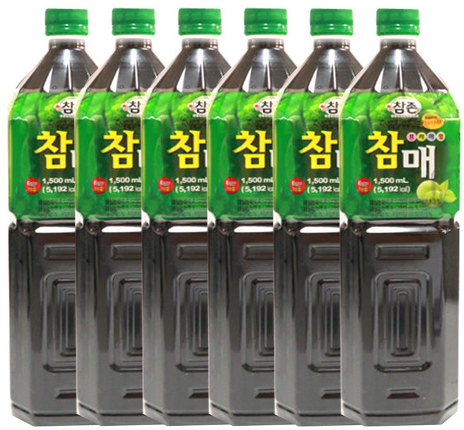 참존 [참존식품] 매실농축액 (참존 1.5k) X 6, 1개, 1.5L, 6개