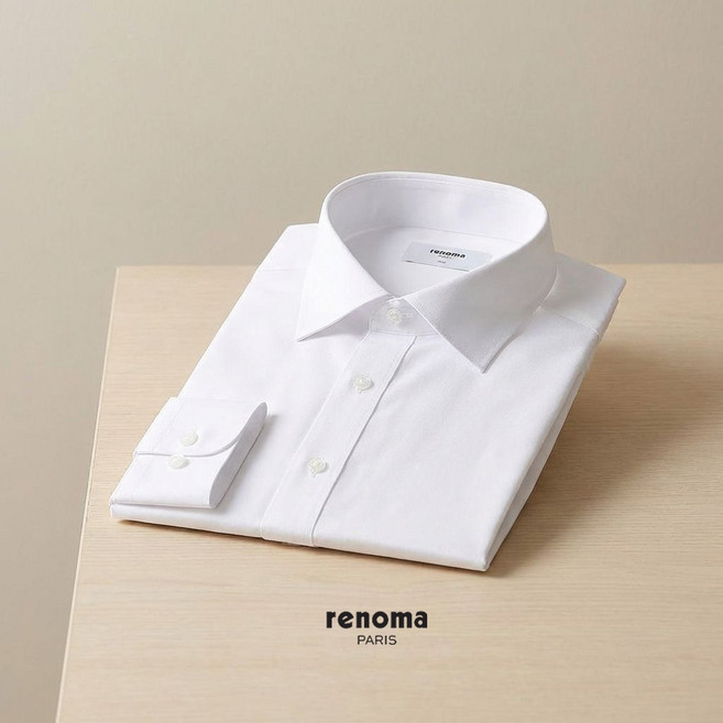 레노마셔츠 슬림핏 스판 스트레치 비침이 적은 남성 정장 와이셔츠
