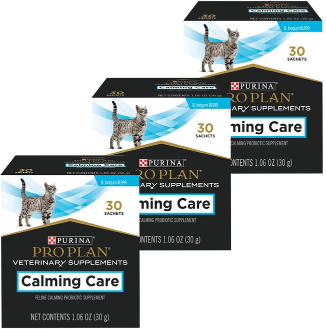 퓨리나 고양이 Calming care 영양제 30포 x 3개 Purina Pro Plan