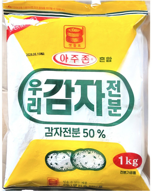 승진우리식품 아주존 맷돌표 혼합감자전분, 1개, 1kg