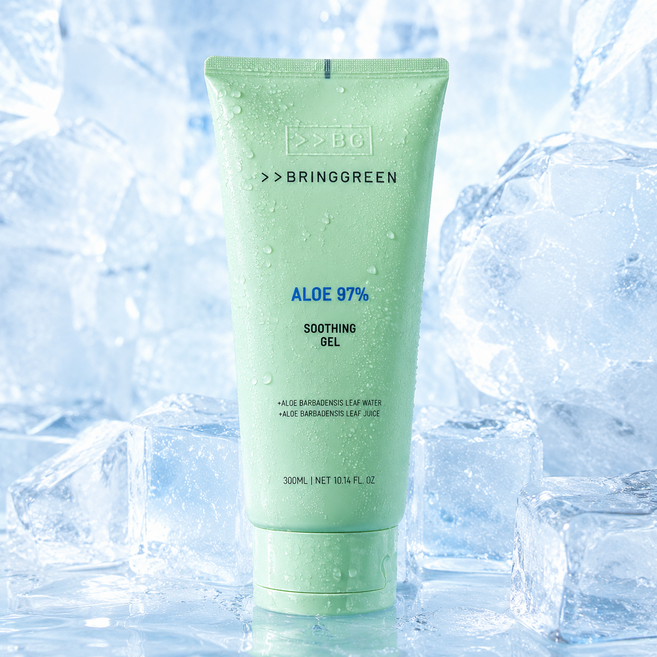 6위 - 브링그린 알로에97% 수딩젤 300ml + 300ml, 2개