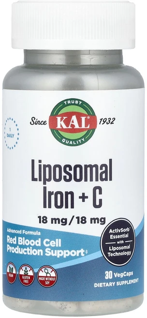 칼 KAL 리포소말 철분 + C 베지 캡슐 30정122346원산지:기타, 1 - 쿠팡