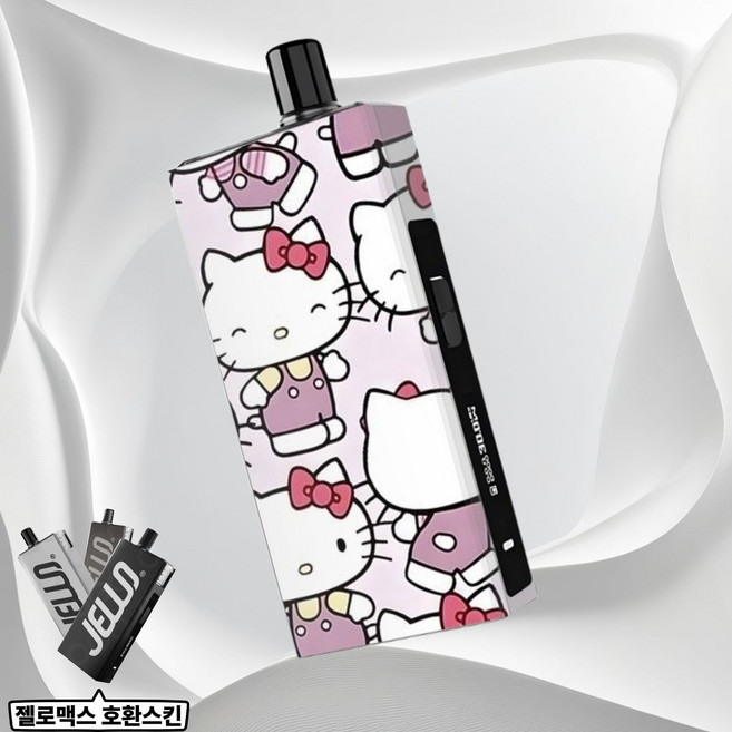 레더로그 헬베이프 젤로맥스 호환용 스킨 스티커 케이스, 1개, 035 웃는고양이