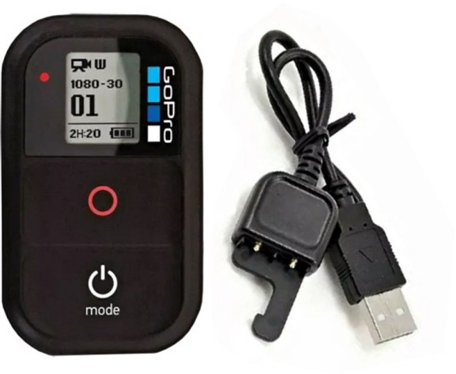 GoPro-블루투스 와이파이 스마트 방수 리모컨 Hero 8 7 6 5 4 3 블랙 액션 카메라 공식 액세서리