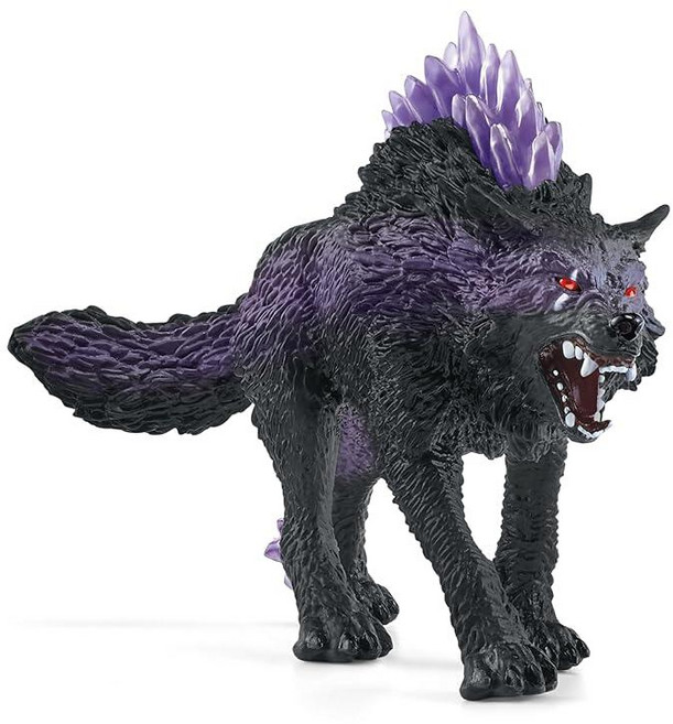 [5] Schleich Eldrador Creatures - 17.8cm(7인치) 섀도우 울프 피규어 - 남아 및 여아용 상상력 놀이를 위한 재미있는 판타지 동물 피규어 - 내