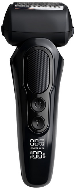 호밍사이 남자 전기면도기 휴대용 전동면도기 IPX7 생활방수 충전식 면도기, 블랙, V-959