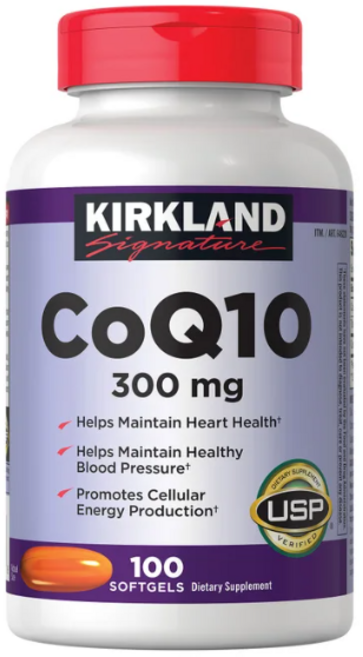 Kirkland Signature Coq10 300 Mg 100 소프트 젤 2 팩, 100정, 3개