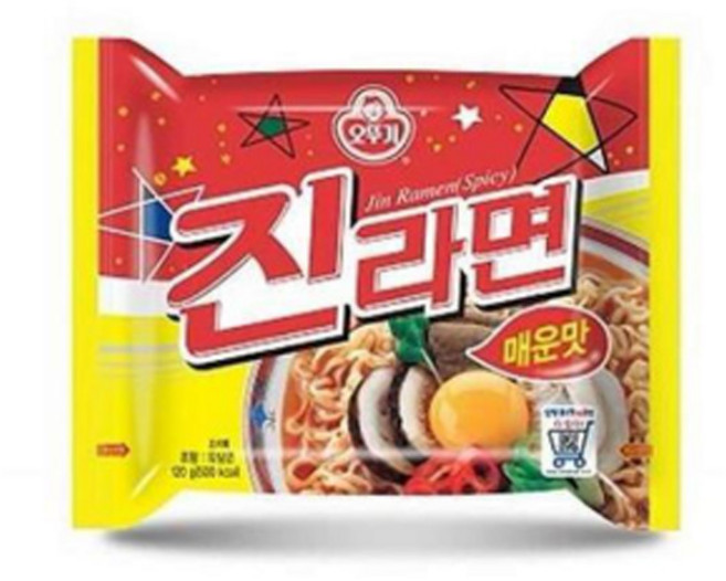 오뚜기 진라면 매운맛 120g, 20개