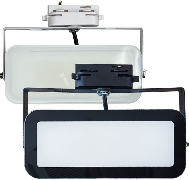 데이온 led 레일 사각 투광등 35W 투광기 카페 옷가게 디스플레이, 화이트바디, 주광색 6500K, 1개