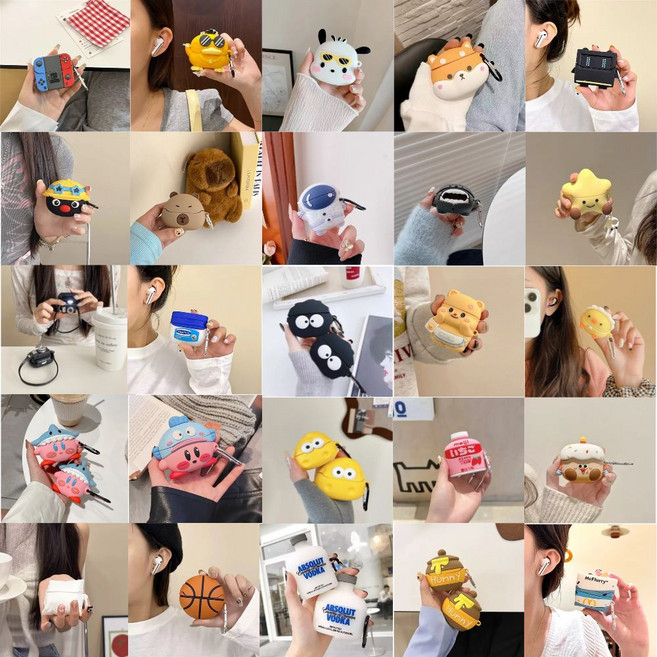 삼성 갤럭시 버즈3 / 프로 buds3 pro 귀엽고 멋있고 특이한 실리콘 케이스 25종 모음 키링 카라비너 증정, 20.케이스, 버즈3 / 버즈3 프로