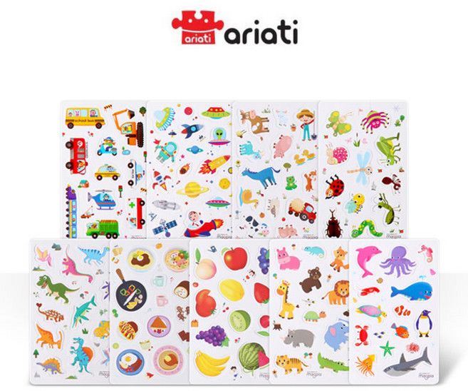 아리아띠 미니 자석놀이 9종, 과일