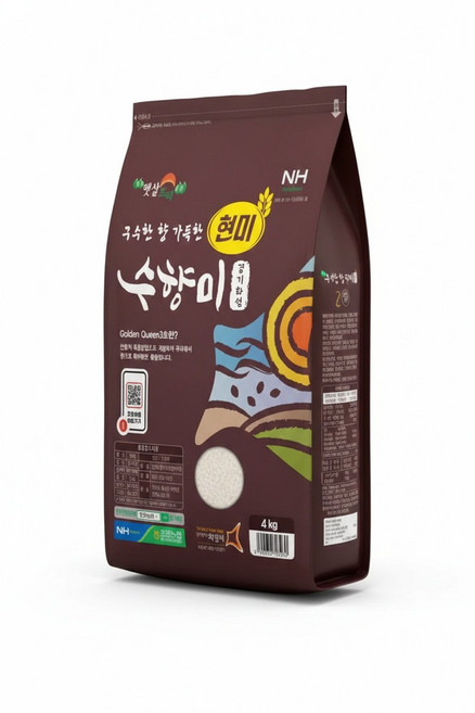 수향미 현미 4kg/ 경기도 조암농협 / 2025년 햅쌀 / 화성시 대표브랜드, 1개, 4kg