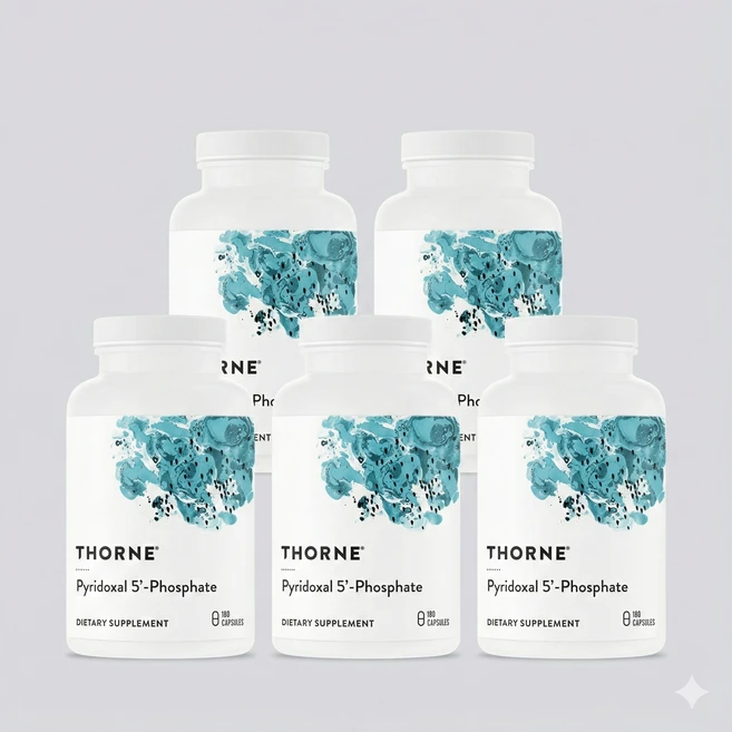 쏜리서치 피리독살 5' 포스페이트 캡슐, 180정, 5개 - 쿠팡