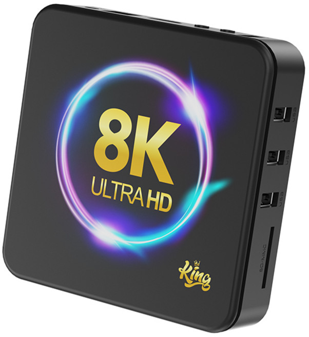 PYHO TV셋톱박스 I96 스마트TV박스 Android14 안드로이드4K TV BOX, 1개, I96 King(2GB+16GB)