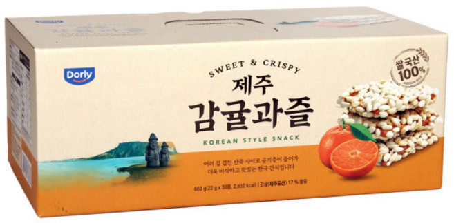돌리 제주감귤 과즐 660g (22g x 30개) 코스트코, 1개