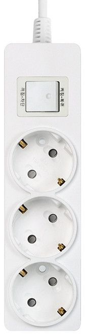 대성 퓨어탭 절전 멀티탭 3구 PUT-01, 1개, 화이트, 2.5m