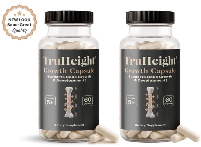 [본사] 트루하이트 그로스 키 즈 꿈이 크는 어린이 청소년 성장기 멀티비타민 영양 제품 60캡슐 TruHeight, 2개, 60정 - 쿠팡