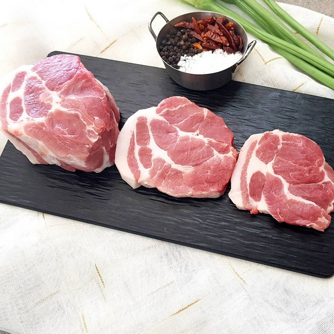 착한고기마을 산지직송 무항생제 돼지목살 450g 500g 전남에서 키운 건강한 한돈, 목살 구이용 500g