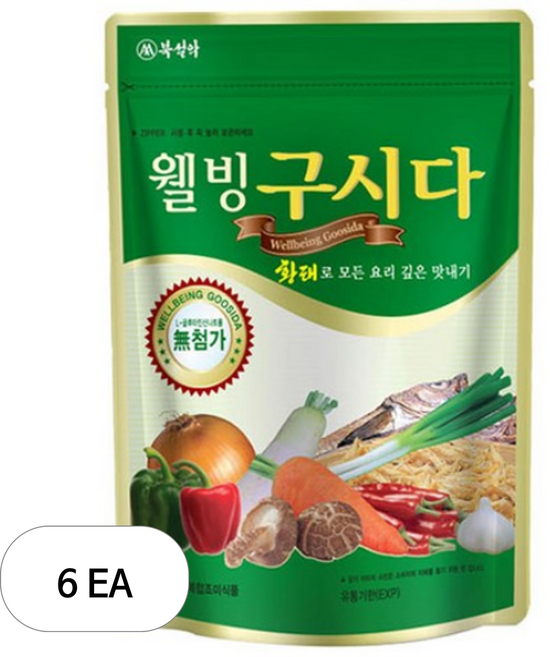 북설악 황태 웰빙 구시다, 500g, 6개
