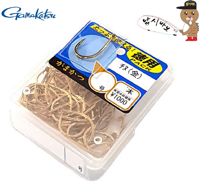 가마가츠 지누 감성돔 금 박스 덕용 바늘 - 낚시바보, 1개