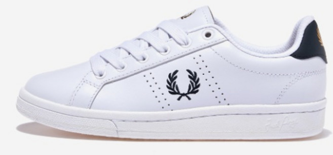 [ABC마트 공용] 프레디 페리 B721 레더 B6312 White/Navy(567)