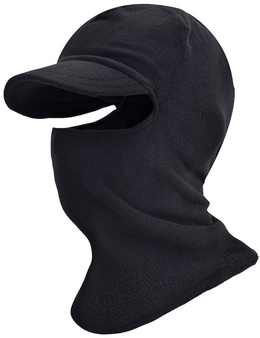 윈터 헤드기어 캡 바라클라바 겨울 스키 보드 골프 방한 발라클라바, 블랙