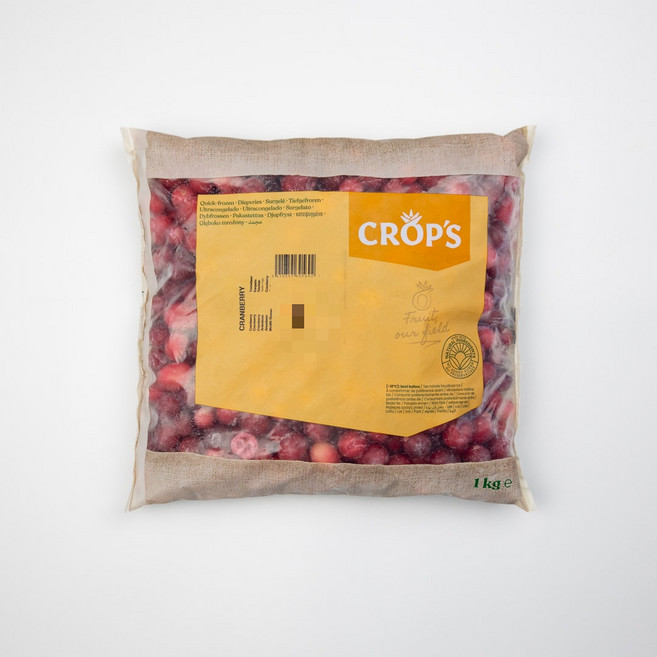 [크랍스] 냉동 크랜베리(드라이아이스 포장 무료제공), 1개, 1kg